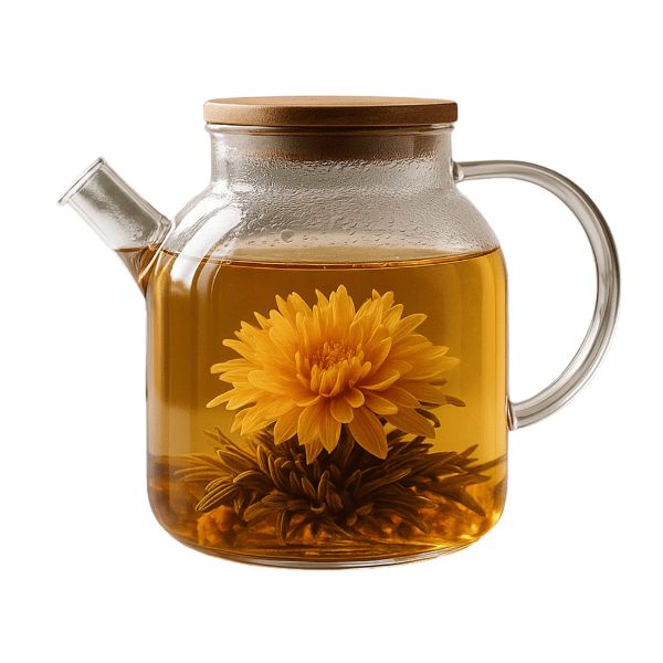 Main Image Large Glass Teapot 1.5L – Nillianstore UAE