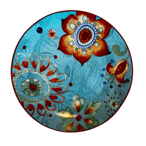 Main Image Floral decorative dinner serving plate