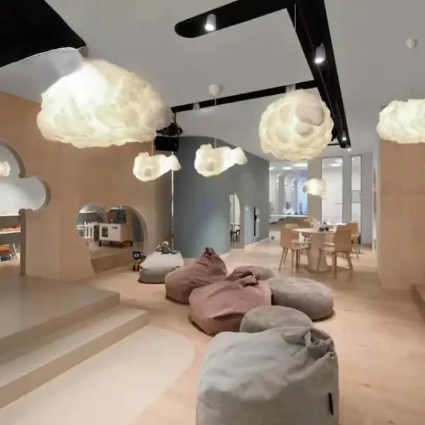 Modern Cloud Ceiling Pendant Light – Cotton Decorative Lamp - Image 1