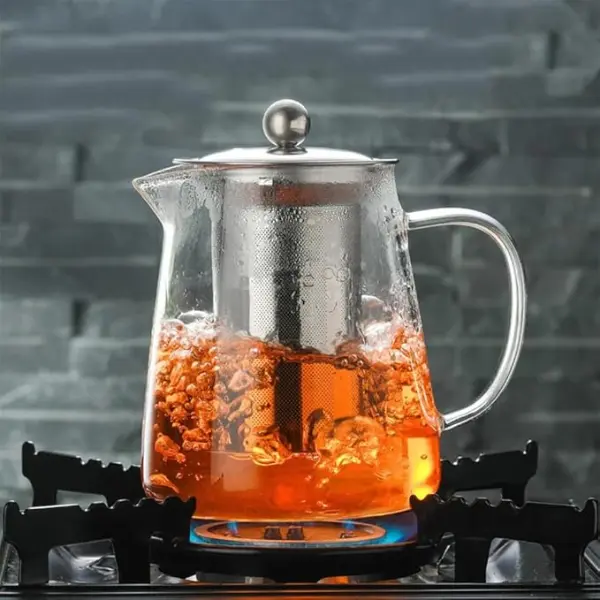 Glass Teapot with Infuser - 750ml & 950ml Sizes - Image 1