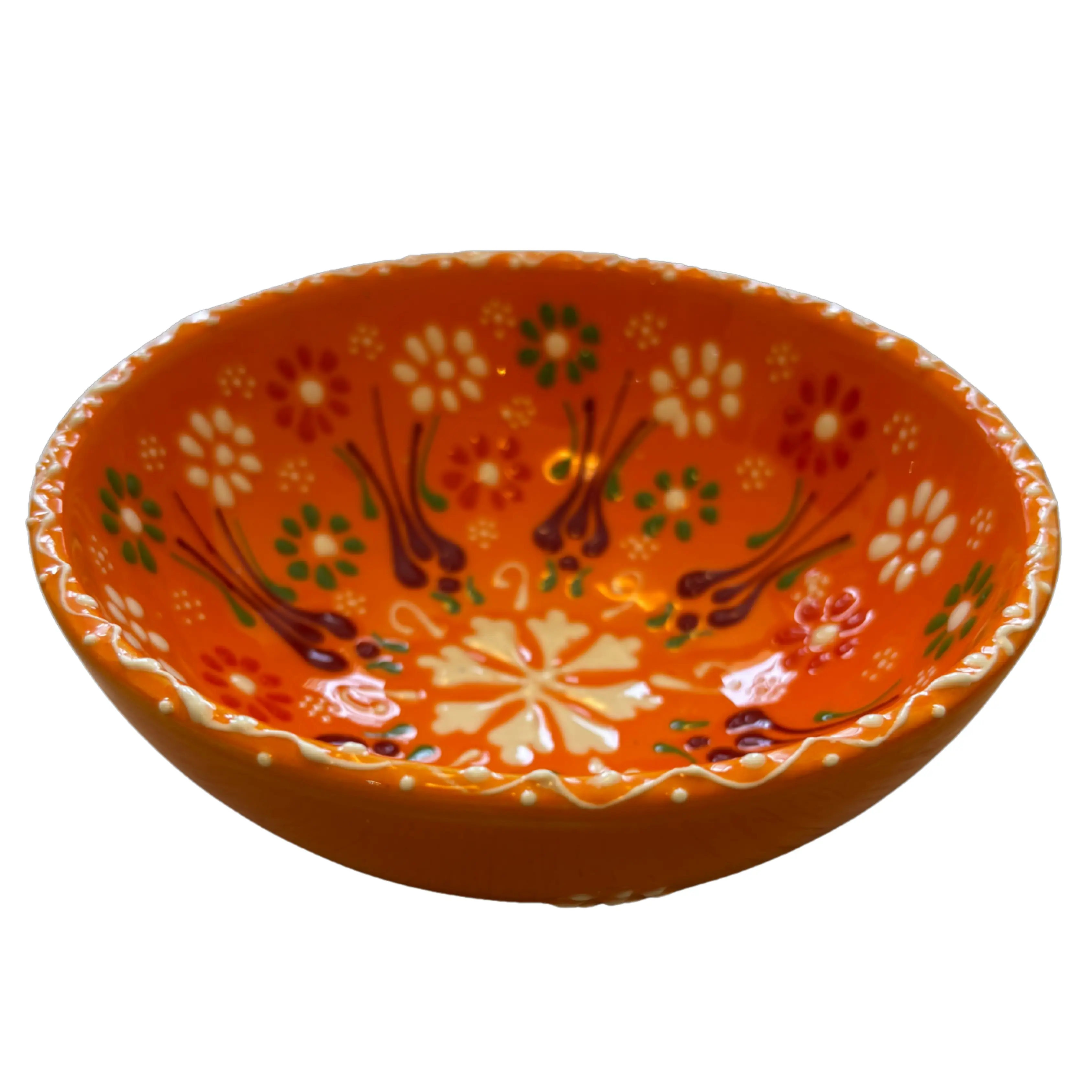 Set of 2 Handmade Ceramic Dipping Bowls - Turkish Style (8cm x 4cm) - Image 6