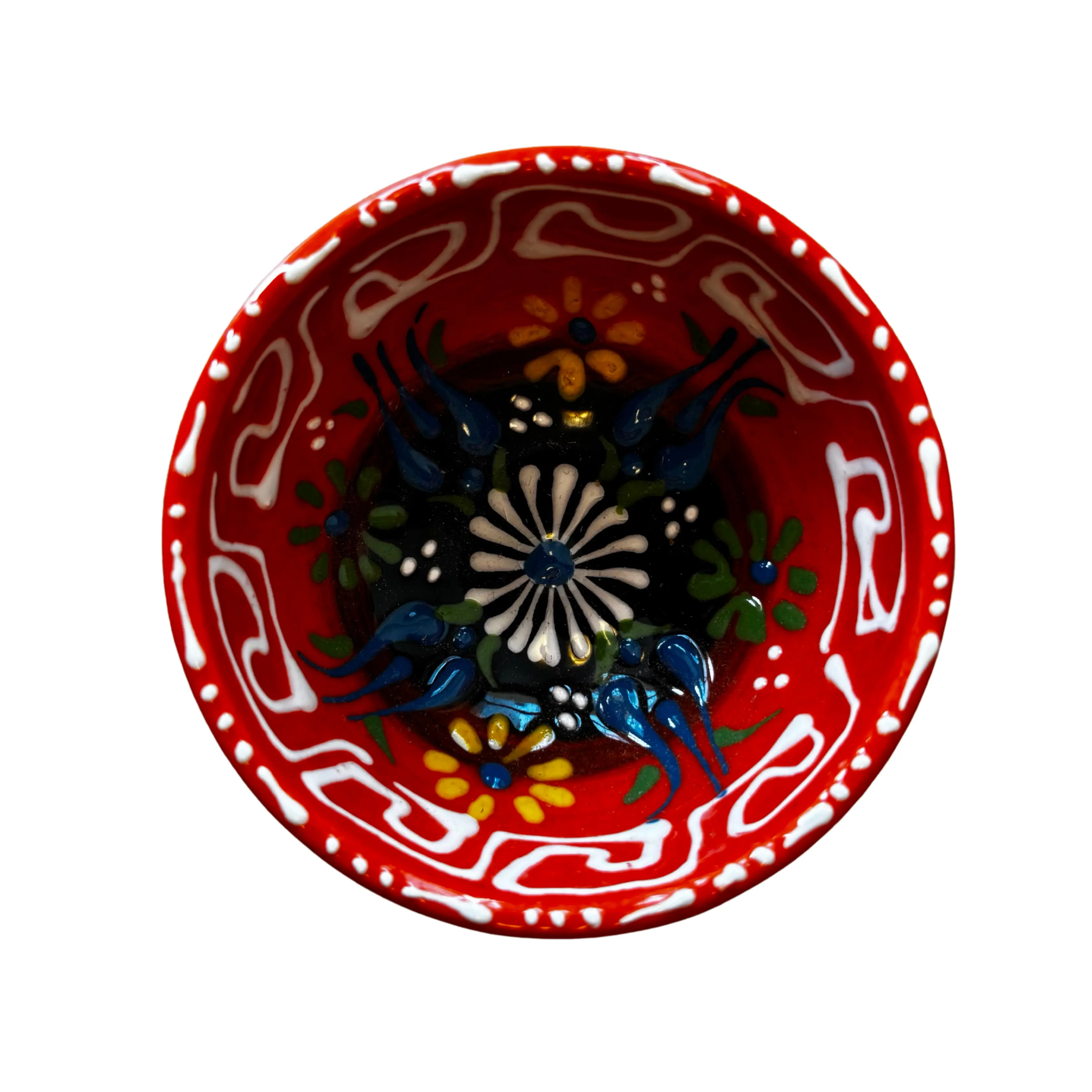 Set of 2 Handmade Ceramic Dipping Bowls - Turkish Style (8cm x 4cm) - Image 7