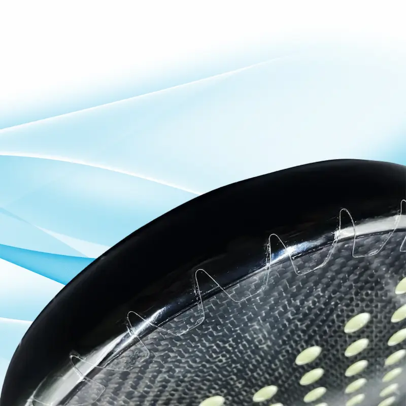 Zigzag Padel Racket Protector – High-Grip Edge Guard Tape for Padel Rackets – 400mm x 65mm Frame Protection – Easy Application – Durable Adhesive – Universal Fit (Transparent) - Image 2