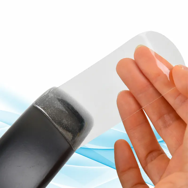 Clear Smooth Padel Racket Edge Protector – Transparent TPU Shield – No Texture – Fits 370x34mm Rackets – Lightweight Impact Guard – 1 Pack - Image 4