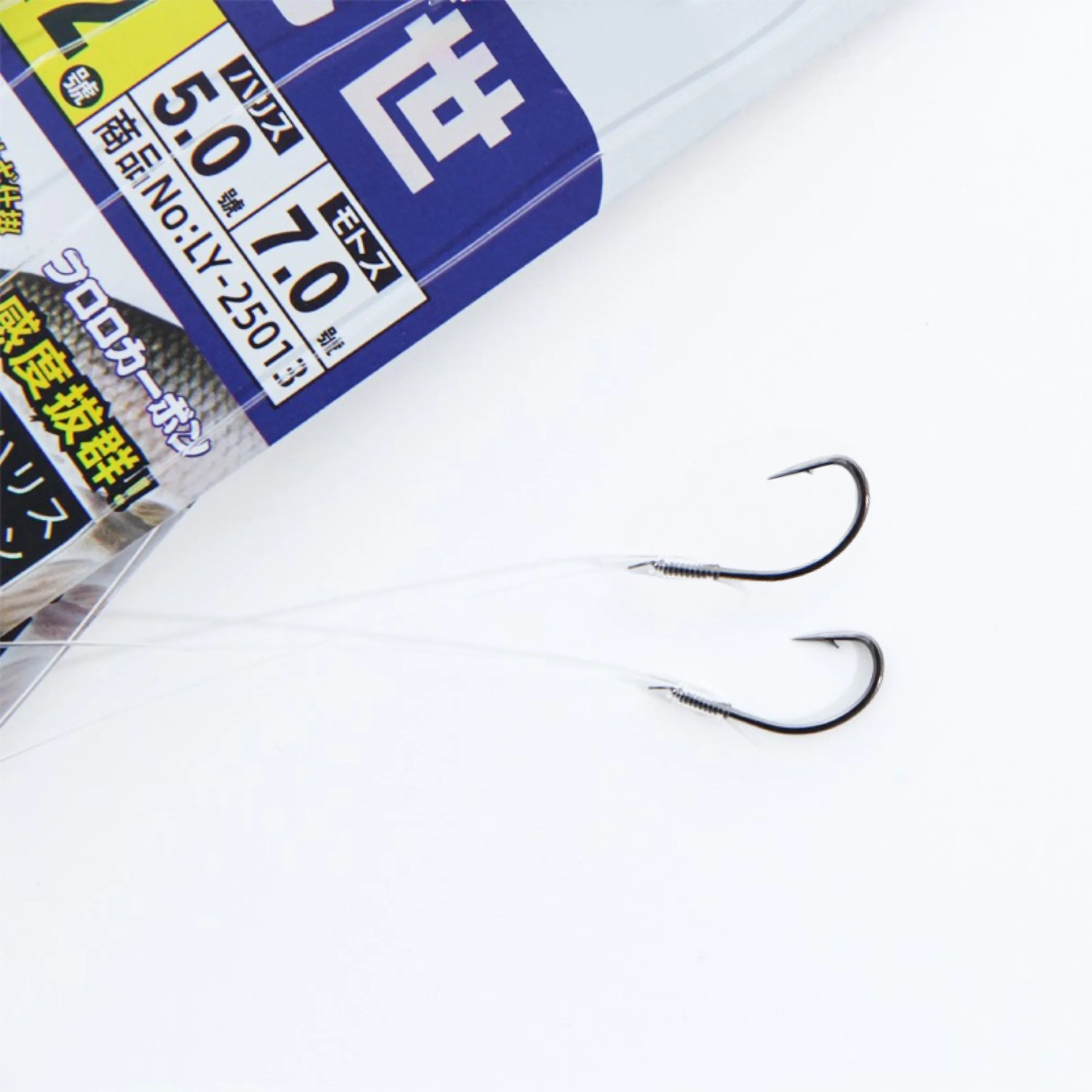 LLYP FISHING Size 12 Circle Hooks – Pre-Tied Rigs (3 Hooks/Pack, 2 Packs) – No Tying Needed, Multi-Ground Sharp Tip, 5.0kg Line Strength - Image 1